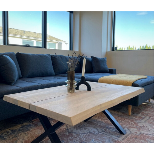 Cohen sofabord - hvidolieret egetræ