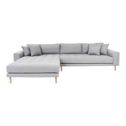 Antego Lounge Sofa Venstrevendt - Lysegrå